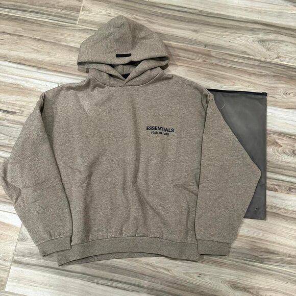 Essentials Other - FW24 Heather Gray Essentials Fear Of God Pullover Hoodie